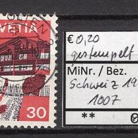 Schweiz 1973 Freimarken: Landschaften MiNr. 1007 gestempelt