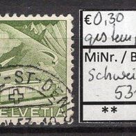 Schweiz 1949 Freimarken: Landschaften und technische Motive MiNr. 531 gestempelt