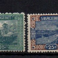 Saargebiet aus 53-59 postfrisch
