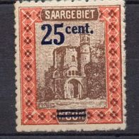 Saargebiet Michel 75 postfrisch