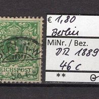 Deutsches Reich 1889 Freimarke: Wertziffer und Krone MiNr. 46c gestempelt Berlin