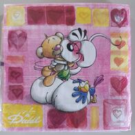 19 Diddl Servietten rosa Trio aus Sammlung neu OVP *