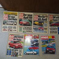 Konvolut Vintage Autozeitschriften