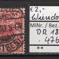 Deutsches Reich 1889 Freimarke: Reichsadler im Oval MiNr. 47 b gestempelt Wiendorf