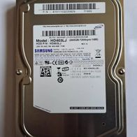 Festplatte HDD 400GB - Samsung HD403LJ - 7200U/min - SATA II - 3.5 Zoll