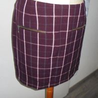 Rock Minirock von Tom Tailor Gr.38 kariert Stretch *