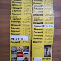 Bauwelt Jahrgang 2023 komplett