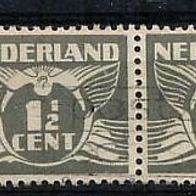 Niederlande Mi. Nr. 281 (2-fach - waagerecht) Fliegende Taube o <