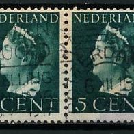 Niederlande Mi. Nr. 341 (2-fach waagerecht) Königin Wilhelmina o <