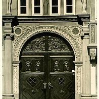 32657 Lemgo Hexenbürgermeisterhaus , Portal 1952