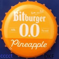 Bitburger Pineapple Bier mix Brauerei Kronkorken 2025 Kronenkorken Ananas Fassbrause