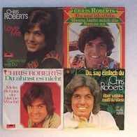 Chris Roberts, 4x Single 7" - Chris Roberts 1972 / 75