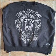 Yakuza Damen Pullunder Grösse S / schwarz / Skull / gebraucht aber sehr gut !