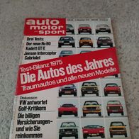 Auto Motor und Sport Zeitschrift 25-1975