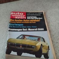 Auto Motor und Sport Zeitschrift 11-1969