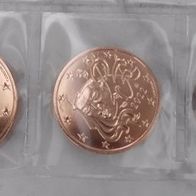 1 2 und 5 Euro Cent Frankreich 2022 Marianne bankfrisch s. Bild