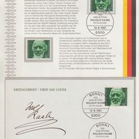 Ersttags-Sammelblatt BRD 18/1981 Wilhelm Raabe