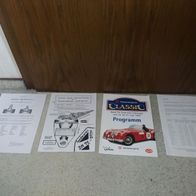 Veranstaltungsprogramm classic rallye für historische Fahrzeuge 1999