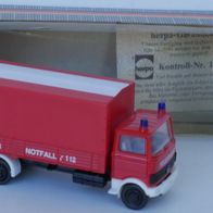 Herpa 814302 Mercedes-Benz LP 814 Pritsche/Plane Feuerwehr
