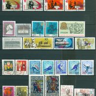 DDR gestempelt aus Nr. 1306-1399 mit vielen Original Poststempel wie auf den Bildern