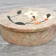 Vintage Speckstein Schmuckdose Indien * *