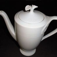 Kaffeekanne von Hutschenreuther Fleuron Chloé weiß *