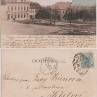 Kourim-Kaurim-AK 1902 Tschechei-Gruss aus Karte mit schönem Poststempel Erh.1