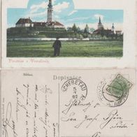 Tovacov-Tobitschau Tschechien 1907 Gruss aus Litho Erh.1