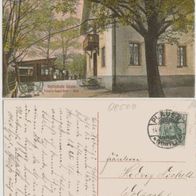 Plauen Vogtland-Friedrich-August-Stein-Hotel-AK 1911 Karte aus dem Elstertal Erh.1