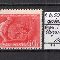 Ungarn 1950 Industrieausstellung MiNr. 1118 gestempelt