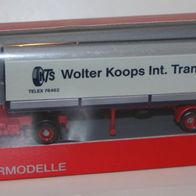 Herpa Scania 141 Planensattelzug - Wolter Koops