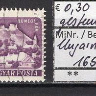 Ungarn 1960 Freimarken: Burgen und Schlösser MiNr. 1650 A gestempelt