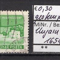 Ungarn 1960 Freimarken: Burgen und Schlösser MiNr. 1654 A gestempelt