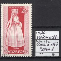 Ungarn 1963 Volkstrachten MiNr. 1954 A gestempelt