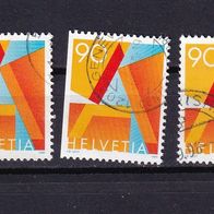 Schweiz MiNr. 1563x mit Dl+Dr gestempelt M€ 4,60 #I183f