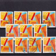 Schweiz MiNr. 1563x Freimarke gestempelt zur Auswahl M€ 1,00 #I188ac