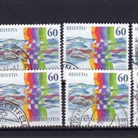 Schweiz MiNr. 1558 Nachbarschaft CH/FL gestempelt zur Auswahl M€ 0,50 #I189ef