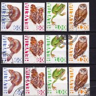 Schweiz MiNr. 1544-1547 Tiere kpl. gestempelt zur Auswahl M€ 4,50 #I95de