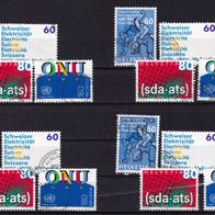 Schweiz MiNr. 1540-1543 Jahresereign. kpl. gestempelt zur Auswahl M€ 4,50 #I97de8de
