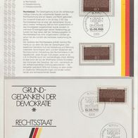 Ersttags-Sammelblatt BRD 19a/1981 Grundgedanken der Demokratie
