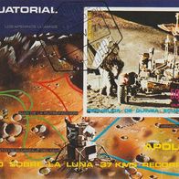 1971 Äquatorialguinea Apollo 15 Block gestempelt mit ESt
