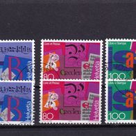 Schweiz MiNr. 1520-1522 Buch & Presse kpl. gestempelt zur Auswahl M€ 3,00 #E17cd