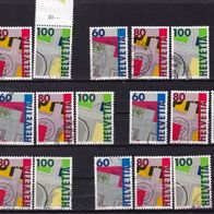 Schweiz MiNr. 1496-1498 Briefmarken kpl. gestempelt zur Auswahl M€ 2,80 #E96ad