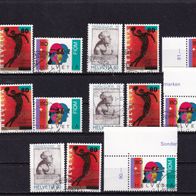 Schweiz MiNr. 1493-1495 Jahresereign. kpl. gestempelt zur Auswahl M€ 4,00 #E95ac