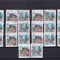 Schweiz MiNr. 1491-1492 Tiere kpl. gestempelt zur Auswahl M€ 2,20 #E125af
