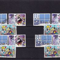 Schweiz MiNr. 1474-1476 Comics kpl. gestempelt zur Auswahl M€ 2,60 #E98bd