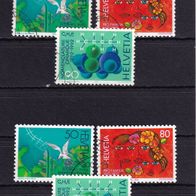 Schweiz MiNr. 1465-1467 Jahresereign. kpl. gestempelt zur Auswahl M€ 2,50 #E55cd