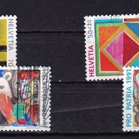 Schweiz MiNr. 1446-1449 Pro Patria kpl. gestempelt zur Auswahl M€ 5,50 #E92ef