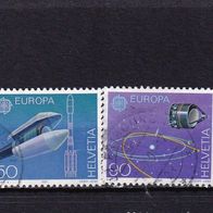 Schweiz MiNr. 1444-1445 Europa Raumfahrt kpl. gestempelt zur Auswahl M€ 1,90 #E94cd