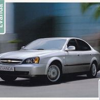Chevrolet Evanda ( Österreich ) 2005 , 20 Seiten
